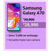 2024 Smartphones Offers : Built for the era of live with Samsung Galaxy A70