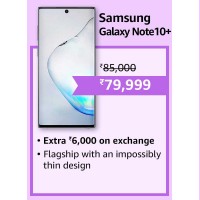 2024 Smartphones Offers : Buy 12 GB Samsung Galaxy Note 10+ with elegant S pen with 