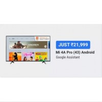 2024 Xiaomi Mi Offers : Mi LED Smart TV 4A Pro 108 cm at discounted price of Rs.24599/- on Flipkart