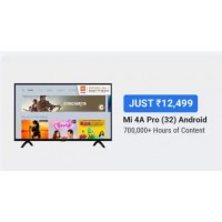 2024 Xiaomi Mi Offers : Special 16% discount on Mi TV 4A Pro 32 and 43 inch on Flipkart