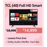 2024 Tcl Offers : TCL S62 series TV with world-class A+ grade FHD panel get up to Rs. 15000 discount on Amazon