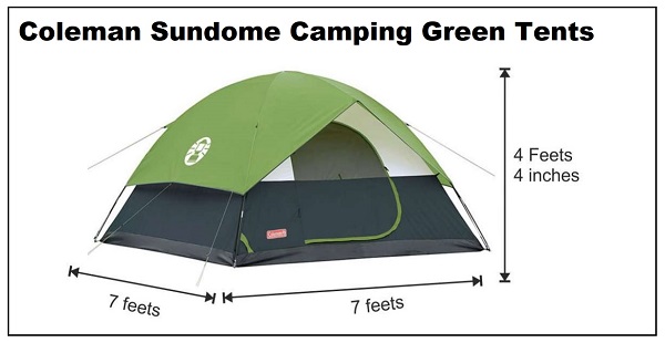 Coleman-Sundone-Camping-Green-Tent