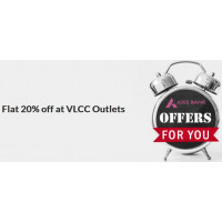 Axis Bank Offer at VLCC Store - Use Coupon code and get flat 20% discount with Axis bank Visa card