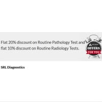 AXIS Bank offers at SRL Diagnostics - 20% discount on Pathology tests & 10% discount on Radiology tests with Axis bank credit and debit card payments