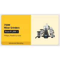 2024 Usha Offers : Branded Mixer Grinder starting at Rs. 1499 only on Flipkart Diwali sale
