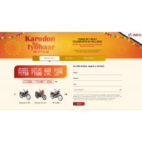 2024 Bike Offers : Celebrate this festival with Hero - Karodon ka Tyahaar Offers