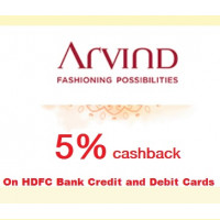 2024 Hdfc Bank Ltd Offers : Grab 5% discount + FREE Strolley offer at The Arvind Stores with your HDFC Bank cards