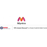 2024 Myntra Fashion Store Offers : Myntra Offer - 10% instant discount* using Kotak Mahindra Bank credit card on Myntra