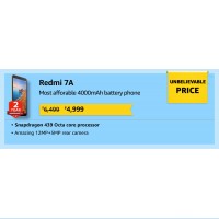 Redmi 7A is 1500 cheaper than its original price