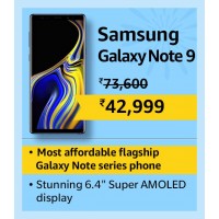 Samsung Galaxy Note 9 Sale - Save up to Rs. 40000 without Exchange