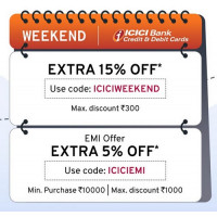 Tata Cliq ICICI Bank Credit/ Debit card Offer - Use ICICI Bank coupon code and get 10% instant discount